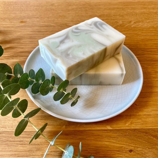 Organic Mugwort & Coconut Milk Soap ( Unscented )